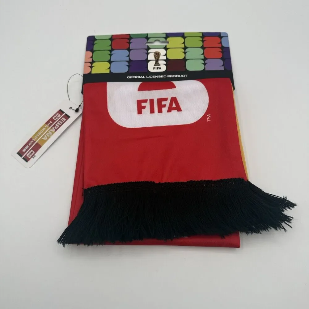 España FIFA World Cup 2026  Scarf Double Sided Officially Licensed